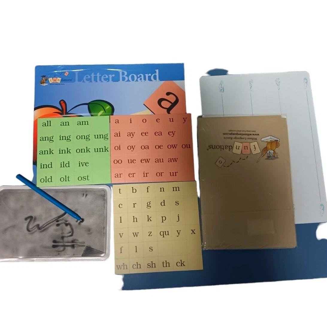 Fundations Student Durables 2 Kit – Level 2 –  Letter Board Magnetic Letter Tiles 2 Dry Erase Writing Tablet Gel Word Board with Magic Pen