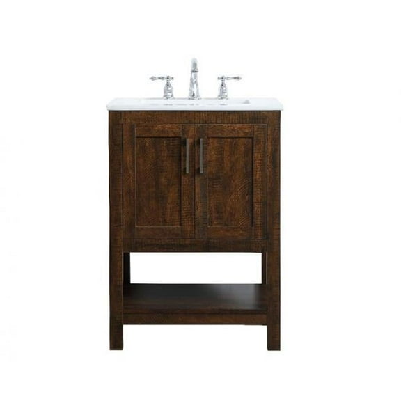 30 in. Single Bathroom Vanity in Espresso