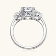 thumbnail image 3 of Moissanite Wedding Ring for Women 3.5 Carat Diamond Engagement Rings 18K White Gold Plated 925 Sterling Silver Moissanite Ring Womens Diamond Rings Diamond Eternity Rings, 3 of 9