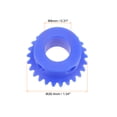 thumbnail image 3 of Uxcell 1.0 Modulus 25 Teeth 8mm Inner Hole Plastic Tapered Bevel Gear, 3 of 5