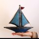 thumbnail image 3 of Hanging Wall Decor Boat Wheel Anchor Sailboat Nautical, Nautical Boat Steering Rudder Wall, 3 of 3