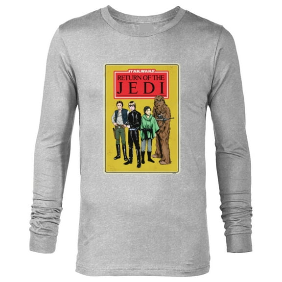Star Wars Return of the Jedi - Long Sleeve T-Shirt for Men - Customized-Athletic Heather