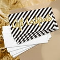 thumbnail image 5 of Paper Gift Card Invitation Cards for Birthday Wedding Party Rectangle Black 170x85mm 40pcs/set diy, 5 of 7