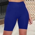 thumbnail image 2 of vigerkar Women's Buttery Soft Short Leggings Modal Cotton Shorts Under Dresses Leggings Pants Blue, L, 2 of 7