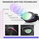 thumbnail image 3 of Nearsighted Swim Goggles, Shortsighted Optical Swimming Goggles No Leaking Anti Fog UV Protection for Adult Men Women, 3 of 5