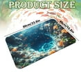 thumbnail image 3 of 3D Stereo Pond Diatomaceous Earth Rug Entryway Non Absorbent Mat Bathroom/Kitchen Oil Proof Foot Mat Realistic Decor Mat, 3 of 4