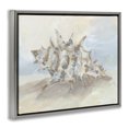 thumbnail image 3 of Stupell Industries Soft Blended Spiky Seashell Gray Framed Floater Canvas Wall Art design by JJ Design House LLC, 25 x 31, 3 of 9