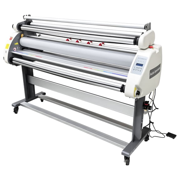 63" Auto Pneumatic Low Temperature Laminating Machine Advertising Paper Lamination Electric Laminator