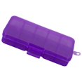 thumbnail image 4 of Thinsony 10 Grid Plastic Jewelry Removable Storage Box Beads Container Earring Purple 12.8x6.5x2.2cm 5Set, 4 of 6