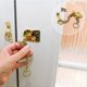 thumbnail image 5 of Polished brass door chain, external and internal door limiter for wood and UPVC doors, 5 of 5