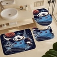 thumbnail image 6 of Funny Cute Panda 4 Piece Shower Curtain Sets, Non-Slip Rugs, Toilet Lid Cover And Bath Mat, for Bathroom Decor Set, 72" X 72", 6 of 8