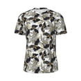 thumbnail image 5 of Wukai Abstract Watercolor Print Men's Short-Sleeved Mesh T-Shirt,Quick-Dry Short Sleeve Workout T-Shirt-4X-Large, 5 of 8