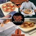 thumbnail image 3 of Pizza Stone for Oven Set - 15 inch Pizza Stone for Grill - 5PCS Pizza Making Accessories Kit - Large Pizza Oven Stone - Pizza Baking Stones for Oven, Baking Stone for Bread, 3 of 8