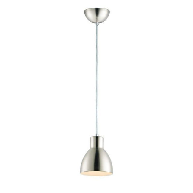 Maxim 11020SN 7 in. Cora 1-Light Pendant Ceiling Light, Satin Nickel