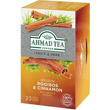 UPC 054881000017 product image for Rooibos & Cinnamon Herbal Infusion Tea | 20  Tea Bags | Ahmad Tea | upcitemdb.com