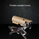 thumbnail image 2 of Soidarity 2670W Camping Backpacking Mini Estufa Cocina salvaje Quemador plegable portátil con soporte para sartén Horno Utensilios de cocina Equipo para Kits de desorden para acampar Verde Soidarity OD027687-01, 2 of 6