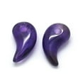 thumbnail image 2 of 10pcs Natural Amethyst Pendants Magatama 23x12~13x7~8mm Hole: 3mm, 2 of 2
