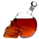 thumbnail image 1 of Licorera de Cristal HappyWare 1 Litro con Tapón diseño Calavera, 1 of 4