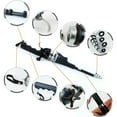 thumbnail image 4 of Outdoor Fishing Gear Blissfish Folding Fishing Rod and Reel Travel Fishing Rod with Built-In Reel and 80m Line for Anglers and Adventurers, 4 of 8