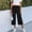 Black, variant on MSJUHEG Palazzo Pants Capri Pants Summer Cotton Pants Dressing Pants for Women Boho Summer Daily Outfits Dress Pants Women Business Casual Outfits Vacation Clothes Beige 2xl
