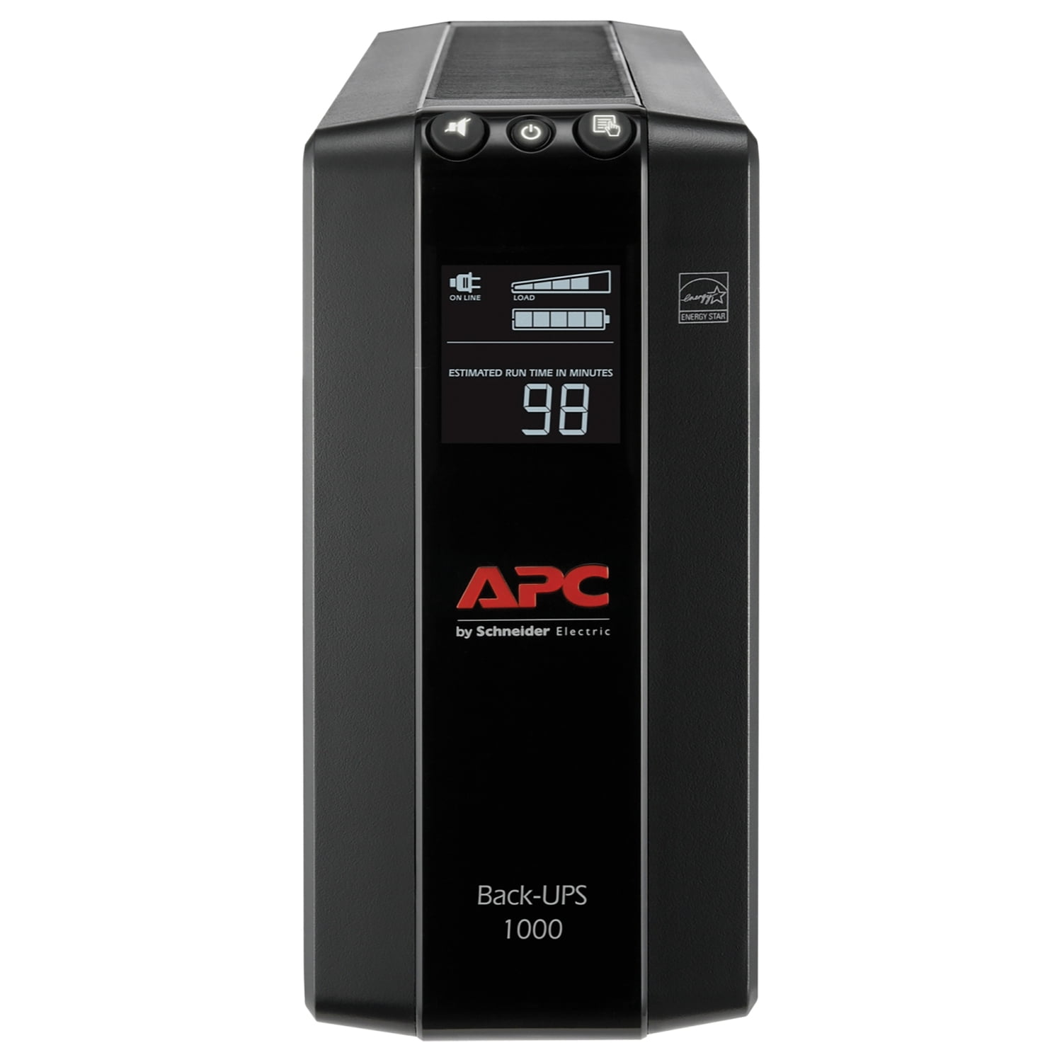 APC 1000VA UPS Battery Backup & Surge Protector with AVR LCD UPS Back UPS Pro Series, BX1000M