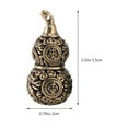thumbnail image 5 of LOLIPPYY Lightweight Small Brass Gourd Key Pendant, Decorative Charm for Keys and Bags, 1 Set, 5 of 6