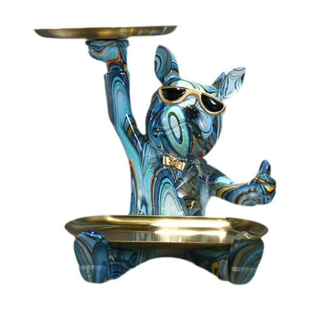 Bandeja para llaves Macarena con estatua de resina Colorido Estilo B
