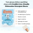 thumbnail image 4 of Freddie Low-Waste Dishwashing Sheets – Jug Free Format – Pre-Measured Strips – 60 Loads – Unscented, 4 of 6