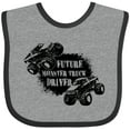 thumbnail image 3 of Inktastic Future Monster Truck Driver Boys or Girls Baby Bib, 3 of 4