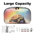 thumbnail image 3 of Turtle Digital Pouch with Oxford Cloth, Waterproof Travel Organizer and Charger Cable Storage Box, 5.9x9.44x3.14 in Digital Storage Bag Pouch, 3 of 6