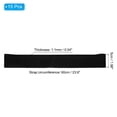 thumbnail image 2 of Unique Bargains Rubber Stretchable Bouncy Fidget Foot Bands, 15 Pack, Black, 2 of 5