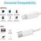 thumbnail image 5 of Cable USB-C a Lightning RCTech, paquete de 3, 1,8 m, carga rápida, 5 of 7