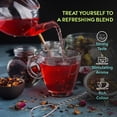 thumbnail image 3 of Natural Way Natural Red Orange Pomegranate Tea | Natural Red Orange Pomegranate Tea Bag | Kosher Certified | Raw, Vegan, Non GMO & Gluten Free | USDA Certified | Origin - Albania (1/8 LBS / 2 OZ), 3 of 3