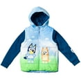 thumbnail image 3 of Bluey Bingo Big Girls Zip Up Vest 2fer Jacket Toddler to Big Kid, 3 of 5