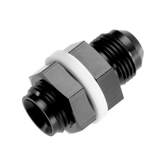 Red Horse -06 male AN/JIC with 2 Teflon washers and inside flow chamfer - black 8832-06-2