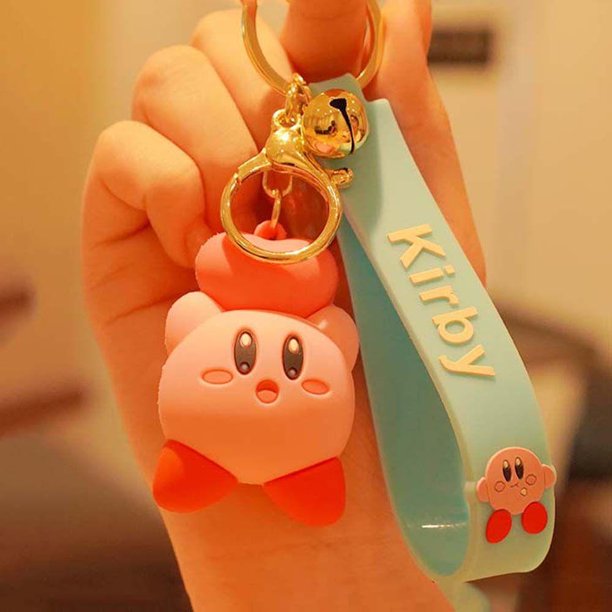 GLENES Kirby Star Llavero Todo Combinado Aventura Creativa Anime Rol Mochila Accesorios Dibujos Animados Niños Decoración