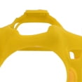 thumbnail image 3 of Silicone Protective Housing Camera Case Body Frame Shell Cover Skin for EOS 70D Digital CameraYellow, 3 of 4