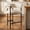 Beige, variant on COOLHUT 26" Barrel Bar Stool, Counter Height Bar Stool with Linen Fabric, Upholstered Barstools for Kitchen Island or Home Bar, 1 Piece, White