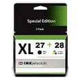 thumbnail image 1 of InkjetsClub Compatible Ink Cartridge Replacement for 2 Pack - HP 27 & 28 Ink Cartridge Value Pack. Includes Black and Color Compatible Ink Cartridges., 1 of 1