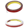 thumbnail image 2 of 2x Strong Permanent Double Sided Super Sticky Foam Tape Roll for Vehicle Car, Red 8MMx3Meter & 12MMx3Meter, 2 of 5