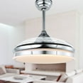 thumbnail image 6 of Belladepot 42 In Sliver LED Retractable Ceiling Fan with Led Light Kit and Remote Control, 6 of 10