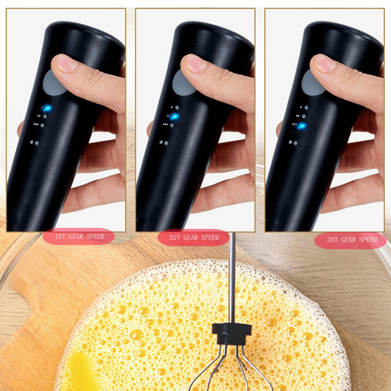 Barista Bliss in a Whisk: Mini Electric Milk Frother - Handheld Foamer –  Fuddg