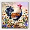 thumbnail image 3 of 5D DIY taladro completo diamante pintura de pie gallo bordado de punto de cruz Wdftyju, 3 of 9