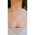 thumbnail image 5 of Gold Mother of Pearl, Black Clover Necklace, 5 of 7
