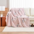 thumbnail image 2 of Manta polar Berkshire Peanuts Snoopy rosa 140 x 178 cm, 2 of 8
