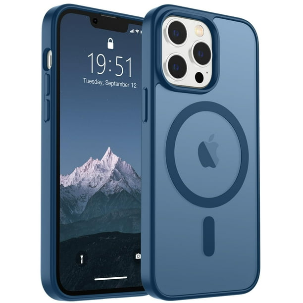 Funda magnética SUPFINE para iPhone 13 Pro Max Deep Blue