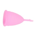 thumbnail image 2 of Juego de copas menstruales de silicona suave, 10 Uds., portátil, Flexible, reutilizable, copa de período de media luna para mujeres, color rosa, 2 of 12