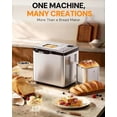thumbnail image 6 of Bread Maker 2 lb Stainless Steel 17 in 1 Automatic Settings Non Stick Pan Low Noise Bestseling, 6 of 6