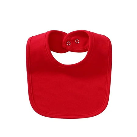 Baby Bibs Saliva Towel Stuff for Babies Solid Color Cotton Bib Boys Girls Burp Cloths Newborn Care Necessity Accessories Soft NO.7