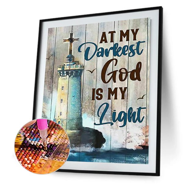 Cuadros Decorativos Seaside Lighthouse 5D DIY Diamond Painting Kits Full Square Drill Decor (F919) Tmvgtek embutido en tela